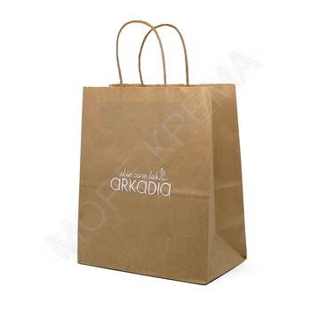 Крафт-пакет с логотипом - МОРЕ КРЕМА официальный магазин косметики CHRISTINA LEVISSIME ARKADIA , Магазин Профессиональной косметики , доставка косметики