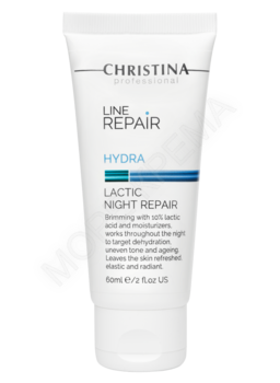Line Repair Hydra Lactic Night Repair – Восстанавливающий ночной крем с молочной кислотой - МОРЕ КРЕМА официальный магазин косметики CHRISTINA LEVISSIME ARKADIA , Магазин Профессиональной косметики , доставка косметики