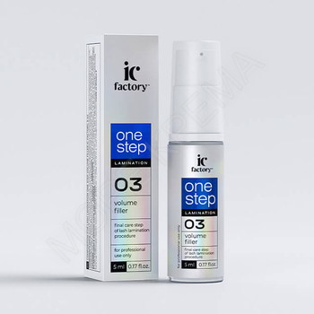 Состав для ламинирования ресниц One Step Volume Filler IC Factory, 5мл - МОРЕ КРЕМА официальный магазин косметики CHRISTINA LEVISSIME ARKADIA , Магазин Профессиональной косметики , доставка косметики