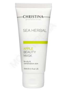 Sea Herbal Beauty Mask Apple for oily and combination skin – Маска красоты для жирной и комбинированной кожи «Яблоко» - МОРЕ КРЕМА официальный магазин косметики CHRISTINA LEVISSIME ARKADIA , Магазин Профессиональной косметики , доставка косметики